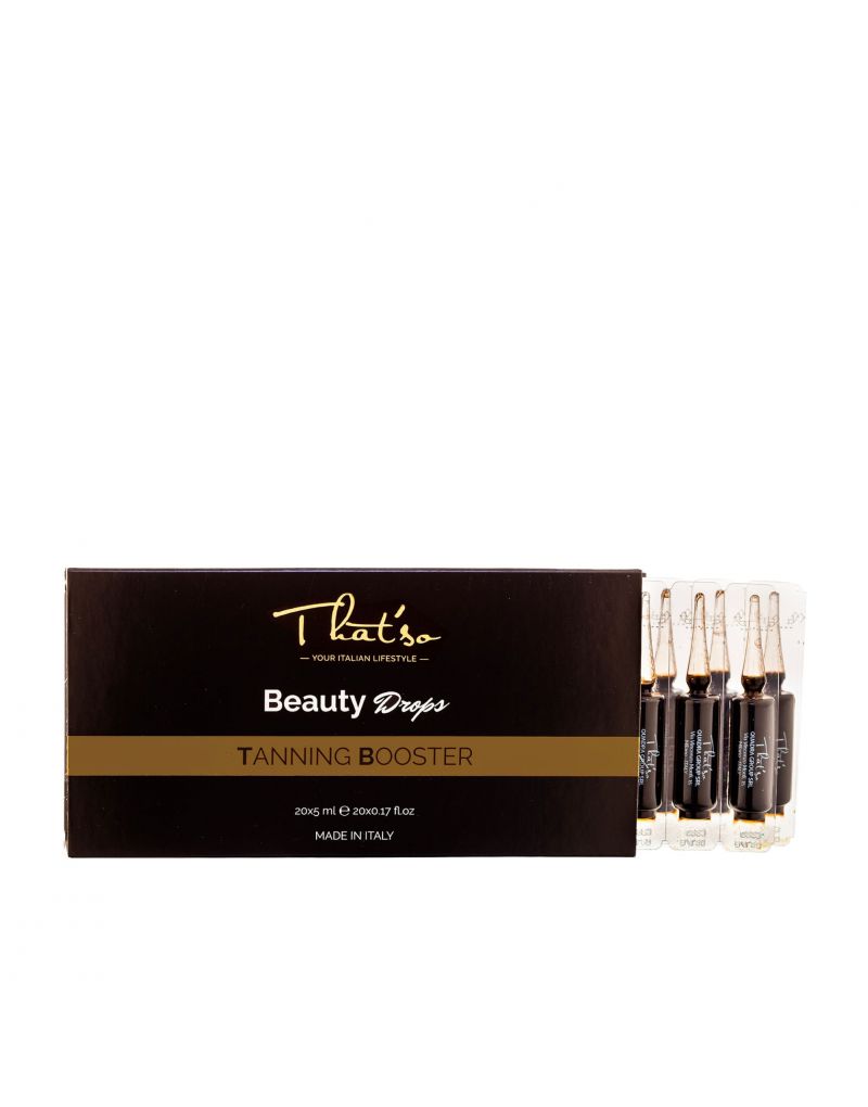 That'so  Beauty Drops TANNING BOOSTER for face and body (DHA 14%) 1 box (20 pcs x 5 ml.)