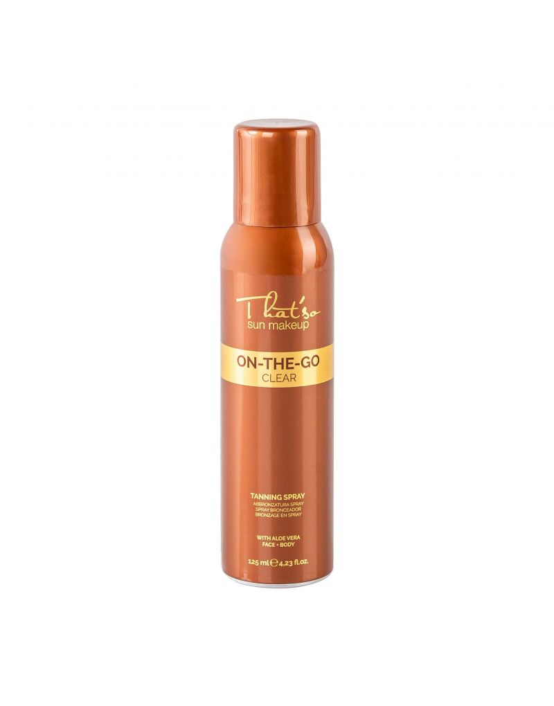  That’so Sun Makeup ON-THE-GO CLEAR moisturizing tanning spray (DHA6%)