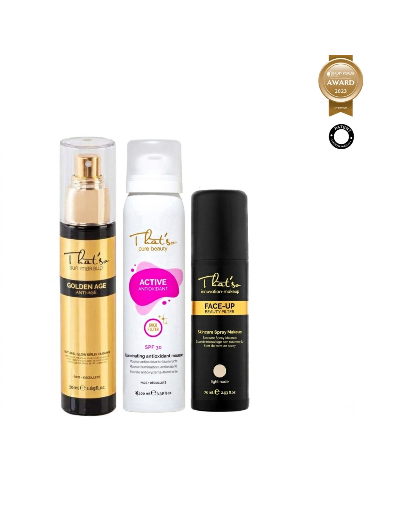 GOLDEN AGE, ACTIVE ANTIOXIDANT SPF 30+ ir FACE-UP rinkinys